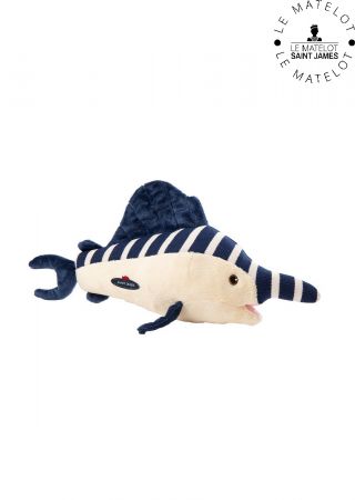 ESPADON Doudou  à rayures sAINT JAMES