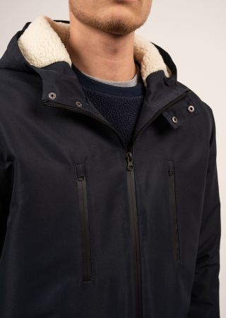St GAËTAN Parka imperméable doublée sherpa, matelassage duvet  - Saint James | Le Matelot