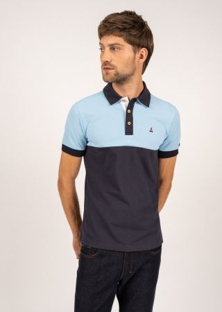 ARMEL Polo bicolore  SAINT JAMES x Maison FT
