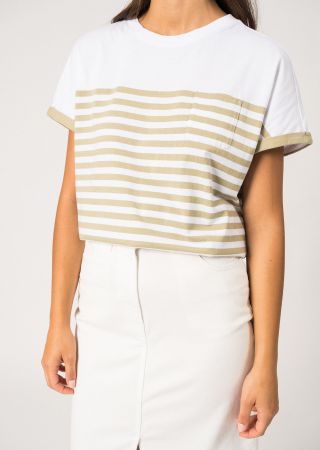 ENORA Tee-shirt jersey manches courtes Saint James