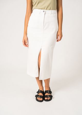 JULIA  Jupe longue en coton SAINT JAMES