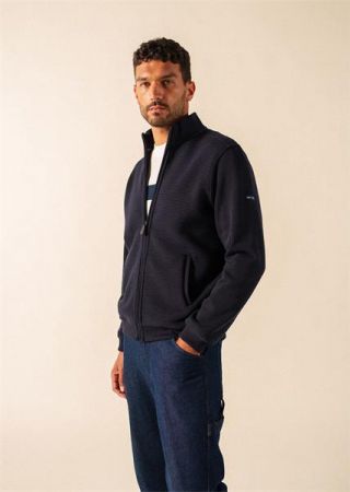 MATTEO Veste en laine col montant