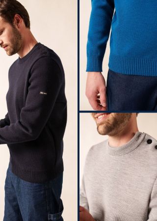 CANCALE  UNI Pull marin homme |  Saint James
