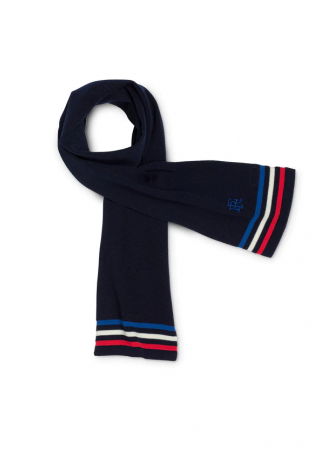 Écharpe tricolore en laine SAINT JAMES x Elysée