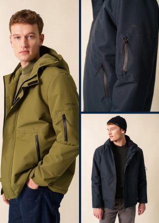 ST DENIS Parka-homme-doublé polaire- - Saint James | Le Matelot