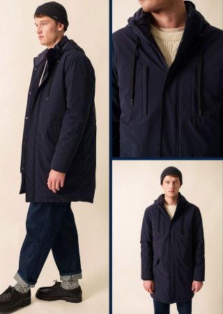 ST ANTOINE Parka longue  -matelassée -Saint James |Le Matelot