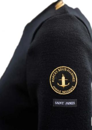 ASTROLABE Pull marin uni |SAINT JAMES x Marine nationale