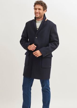 Manteau long-homme- Drap de laine- ST GASPARD II - Saint James | Le Matelot