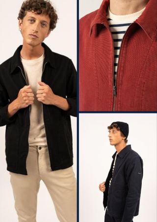 ZEPHIR II Veste vareuse homme zippée–Saint James | Le Matelot
