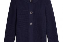 MOTTARET Veste boutonnée en maille fantaisie Saint James