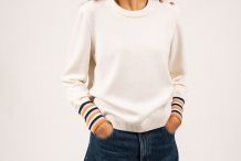 CAMARET Pull femme en laine Saint James