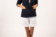 ERDEVEN Veste femme en laine bouillie Saint James