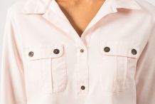 OLERON tee shirt femme col polo Saint James