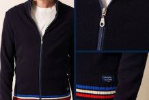 CARDI TRI ELYSEE Veste Homme Zippée |Saint James