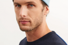 Bonnet Miki Marin SAINT JAMES en denim de coton