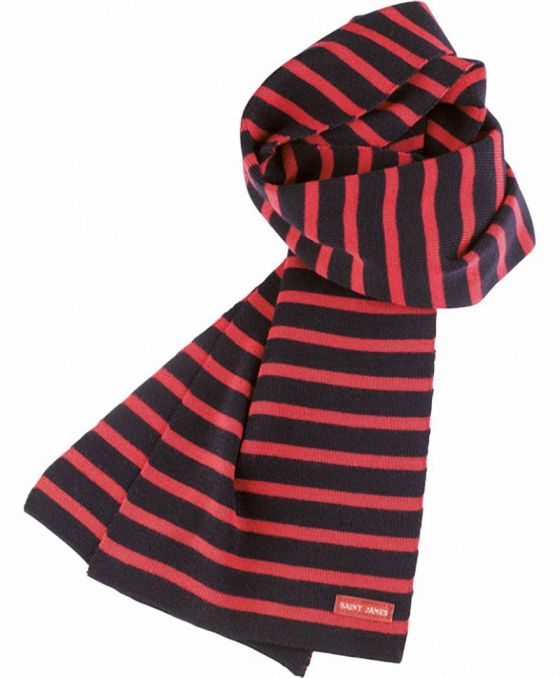 Navy / Rouge pompon